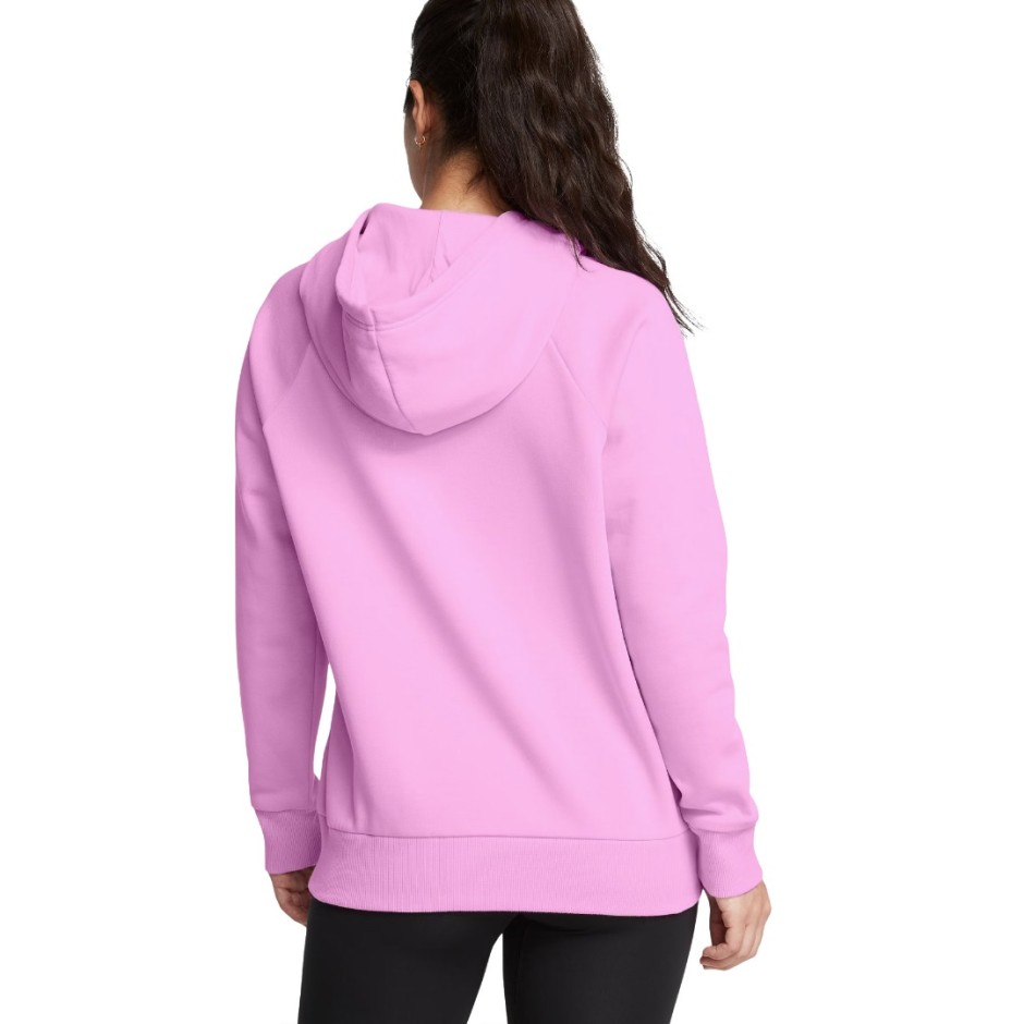 Γυναικείο Φούτερ Με Κουκούλα Ροζ - Under Armour Rival Fleece Big Logo