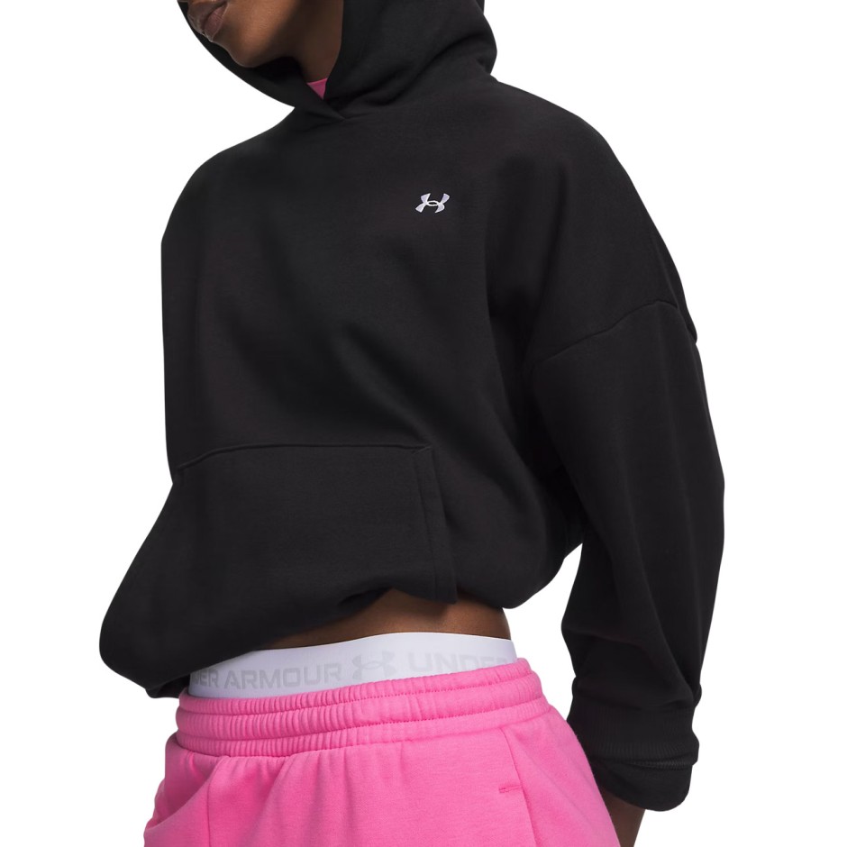 UNDER ARMOUR ICON FLEECE HOODIE 6013544-009 Μαύρο
