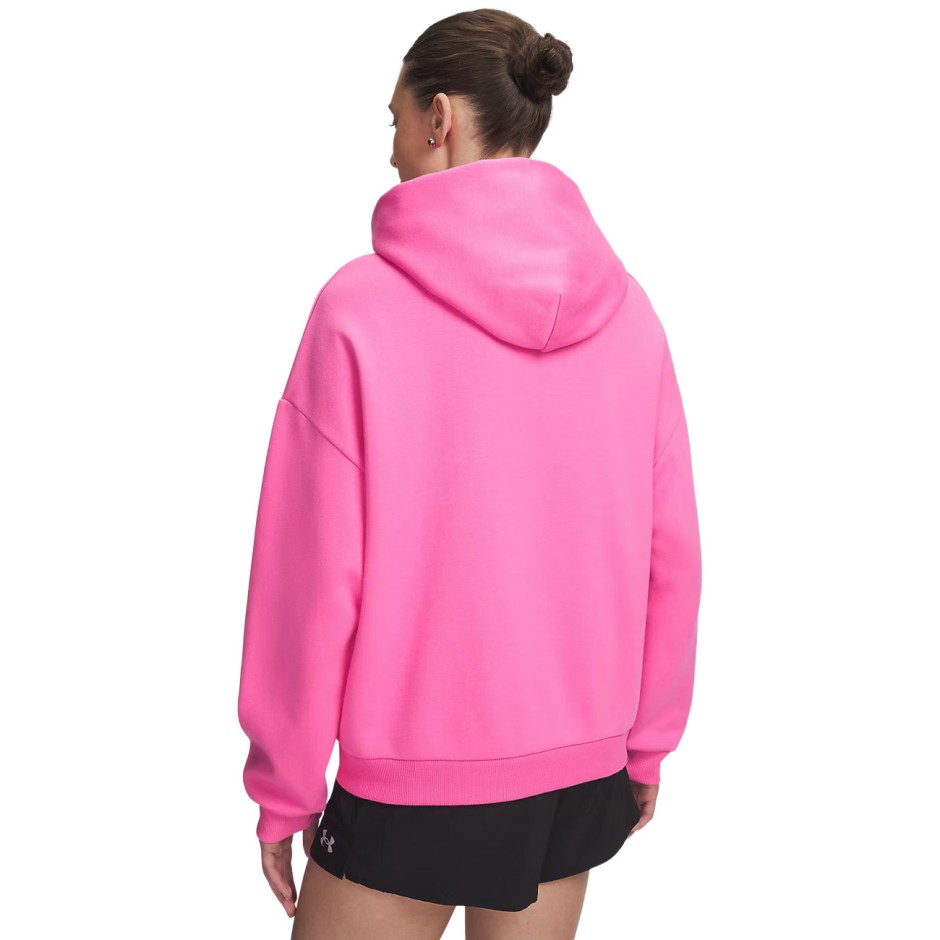 Women's Hoodie Pink - Under Armour Icon Fleece