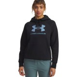 UNDER ARMOUR RIVAL FLC SHIMMER HDY 6003710-007 Black Image 