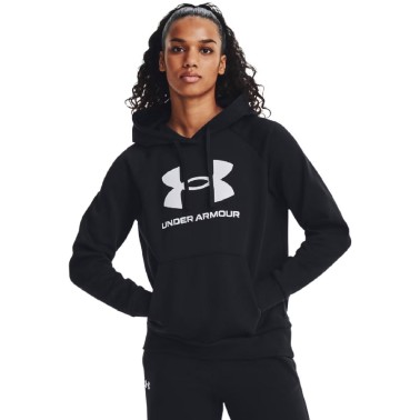 Γυναικείο Φούτερ Με Κουκούλα Μαύρο - Under Armour Rival Fleece Big Logo