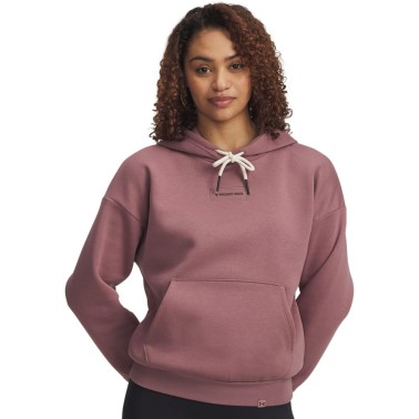 Γυναικείο Φούτερ Προπόνησης Καφέ - Under Armour Project Rock Icon Fleece