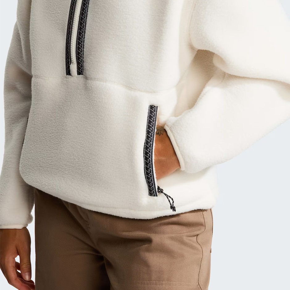 THE NORTH FACE W TNF FLEESKI 1/4 ZIP PO NF0A88Z3QLI-QLI White