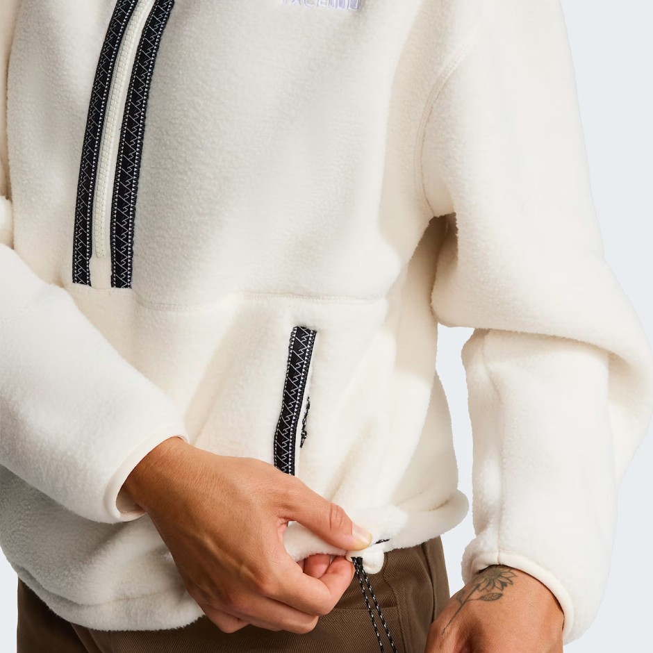 THE NORTH FACE W TNF FLEESKI 1/4 ZIP PO NF0A88Z3QLI-QLI White