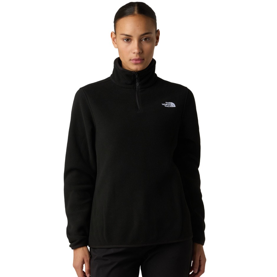 THE NORTH FACE W GLACIER FLEECE 1/4 ZIP JACKET NF0A8D2JJK3-JK3 Black