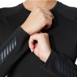Γυναικεία Ισοθερμική Μακρυμάνικη Μπλούζα Μαύρη - Helly Hansen Lifa Active  Εικόνα 2