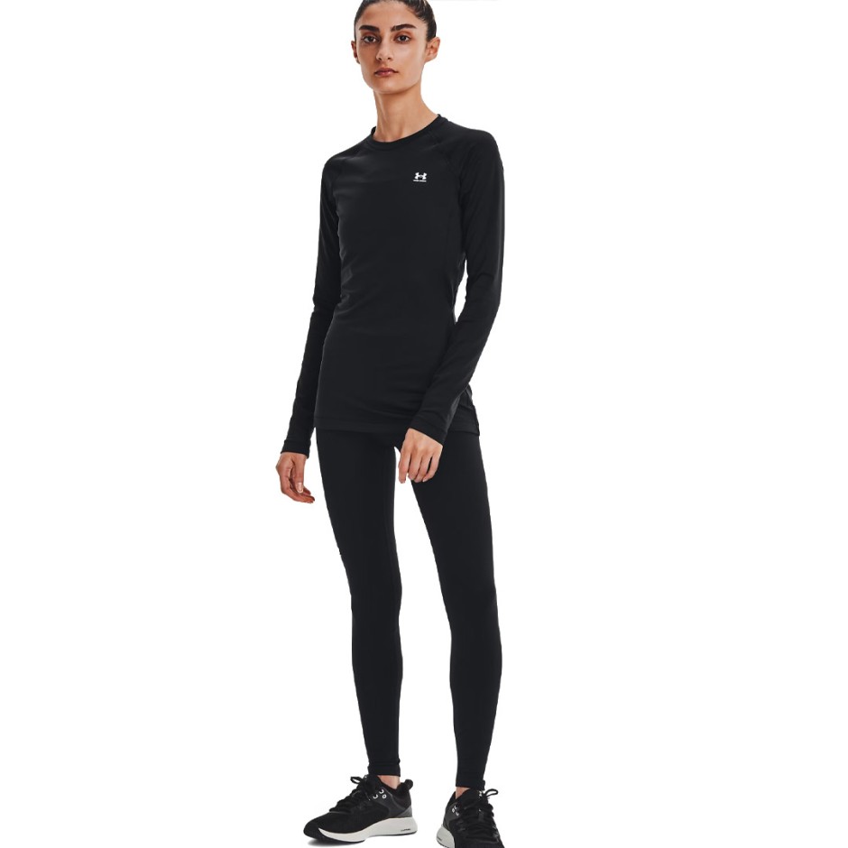 Γυναικεία Ισοθερμική Μπλούζα Μαύρη - Under Armour ColdGear Authentics