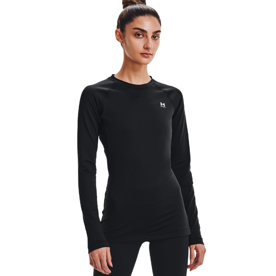 Γυναικεία Ισοθερμική Μπλούζα Μαύρη - Under Armour ColdGear Authentics
