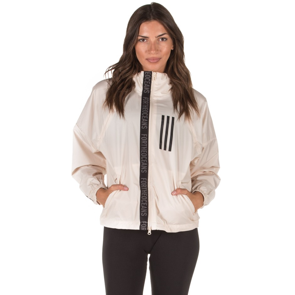 adidas Performance W WIND JACKET PAR H DX7944 Εκρού