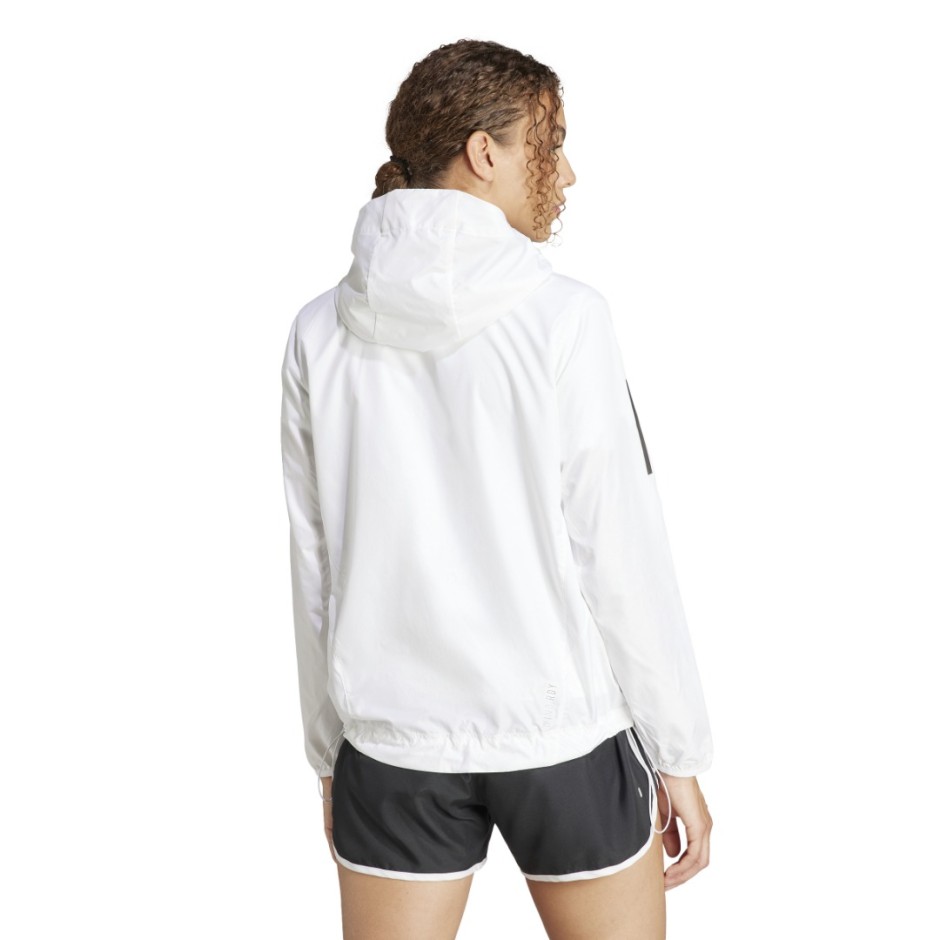 Γυναικείο Μπουφάν για Τρέξιμο Λευκό - adidas Performance Own The Run