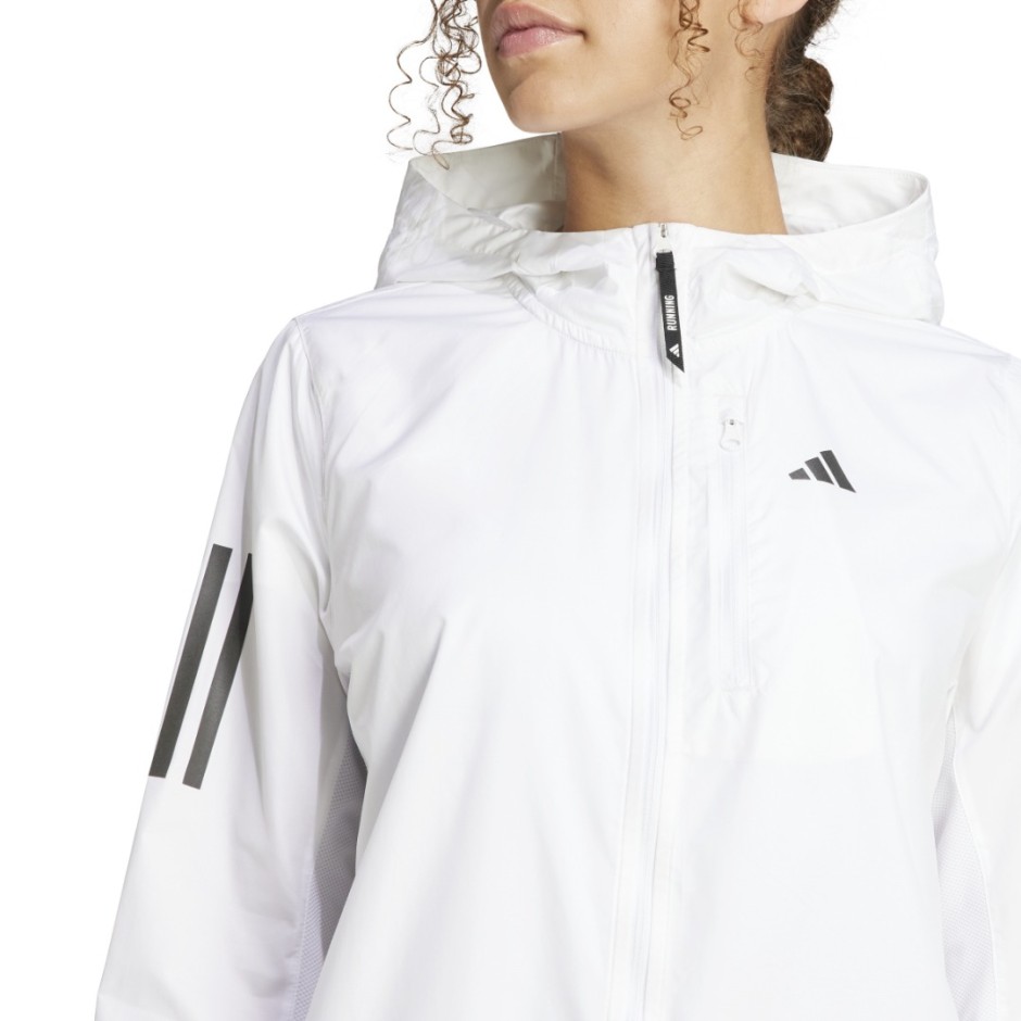 Γυναικείο Μπουφάν για Τρέξιμο Λευκό - adidas Performance Own The Run