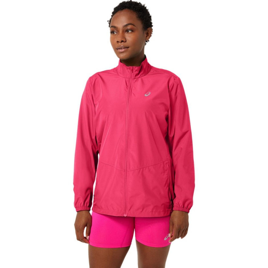 Γυναικείο Μπουφάν για Τρέξιμο Φούξια - ASICS CORE 
