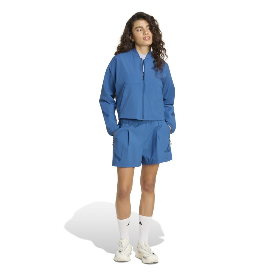 Γυναικείο Μπουφάν Πετρόλ - adidas Sportswear Z.N.E. Woven Bomber