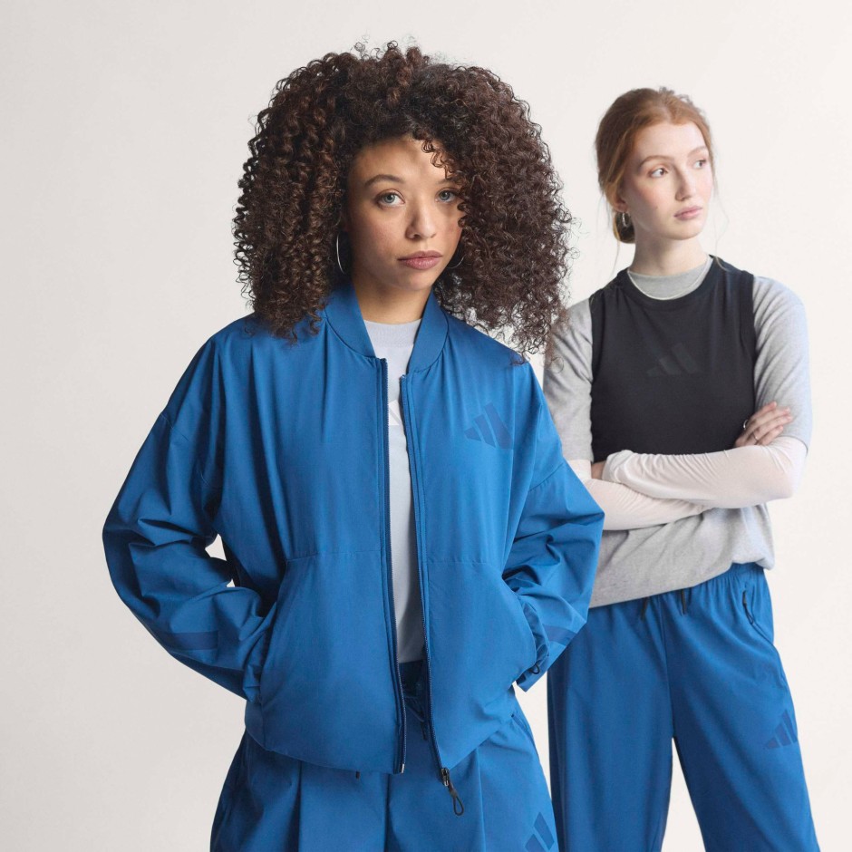 Γυναικείο Μπουφάν Πετρόλ - adidas Sportswear Z.N.E. Woven Bomber