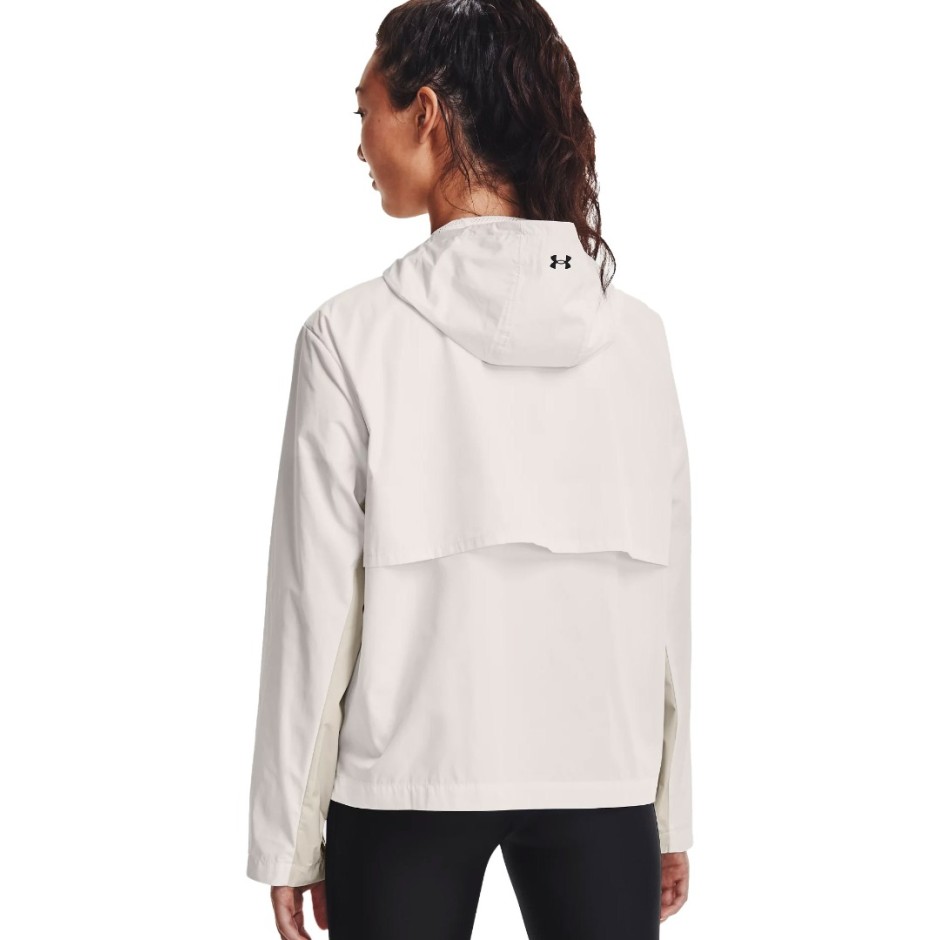 UNDER ARMOUR UA PROJECT ROCK WOVEN JACKET 1361076-112 White