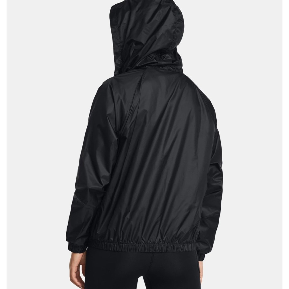 Γυναικείο Μπουφάν για Τρέξιμο Μαύρο - Under Armour Rival Sport Windbreaker 