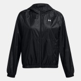 Γυναικείο Μπουφάν για Τρέξιμο Μαύρο - Under Armour Rival Sport Windbreaker  Εικόνα 1