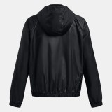 Γυναικείο Μπουφάν για Τρέξιμο Μαύρο - Under Armour Rival Sport Windbreaker  Εικόνα 2
