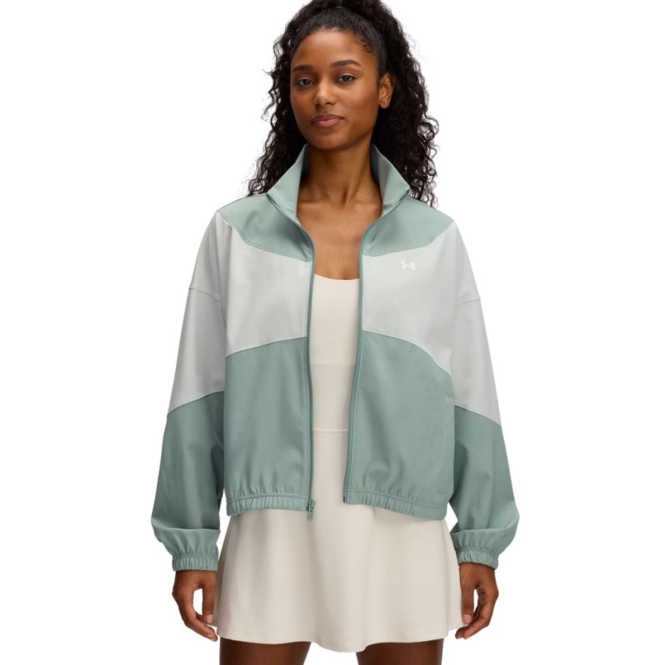 UNDER ARMOUR RIVAL WOVEN JACKET 1389631-348 Κhaki