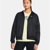 Γυναικείο Μπουφάν για Τρέξιμο Μαύρο - Under Armour Rival Sport Windbreaker  Εικόνα 