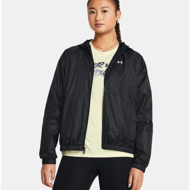 Γυναικείο Μπουφάν για Τρέξιμο Μαύρο - Under Armour Rival Sport Windbreaker 
