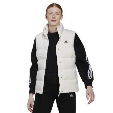 Γυναικείο Αμάνικο Μπουφάν adidas Performance W HELIONIC VEST Λευκό HG6278 
