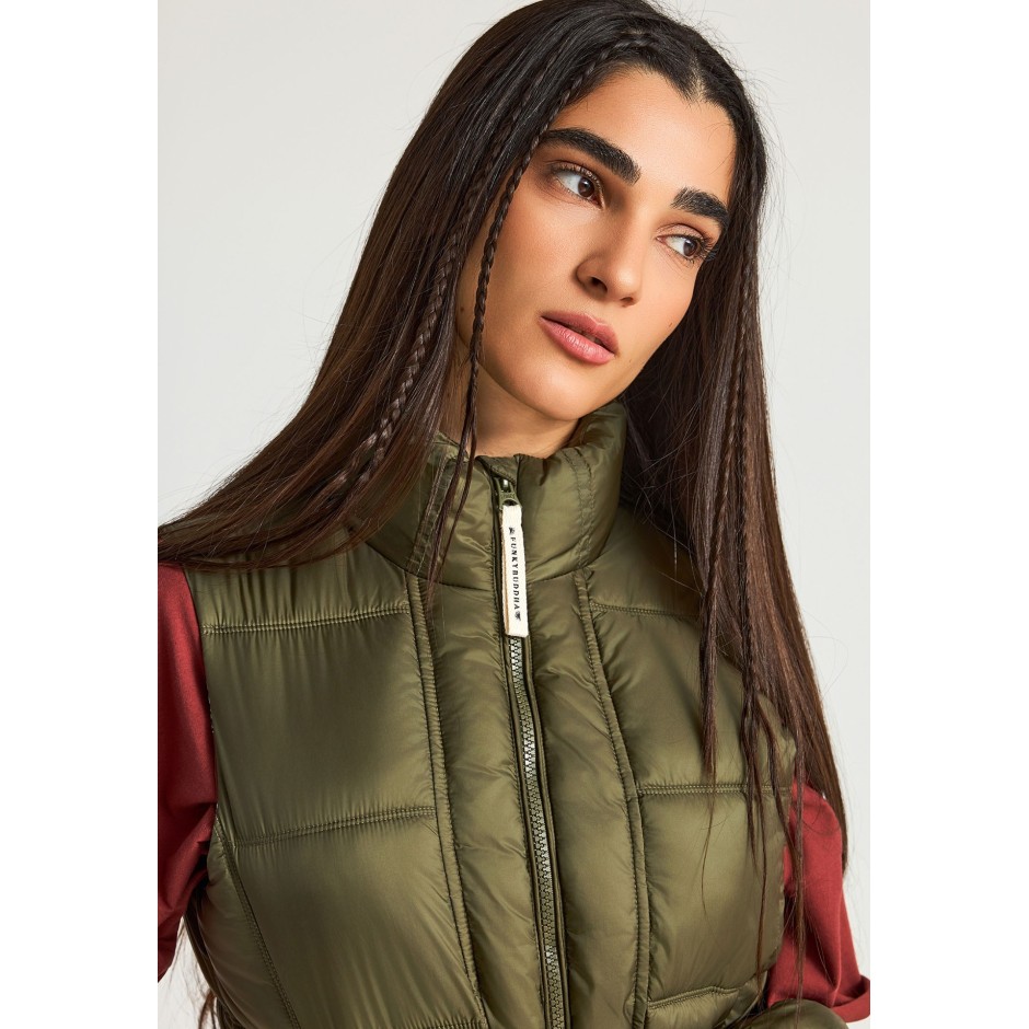 FUNKY BUDDHA  FBL013-112-01-HERBAL KHAKI ΧΑΚΙ