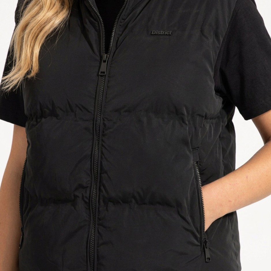 Women's Vest Jacket Black - District75