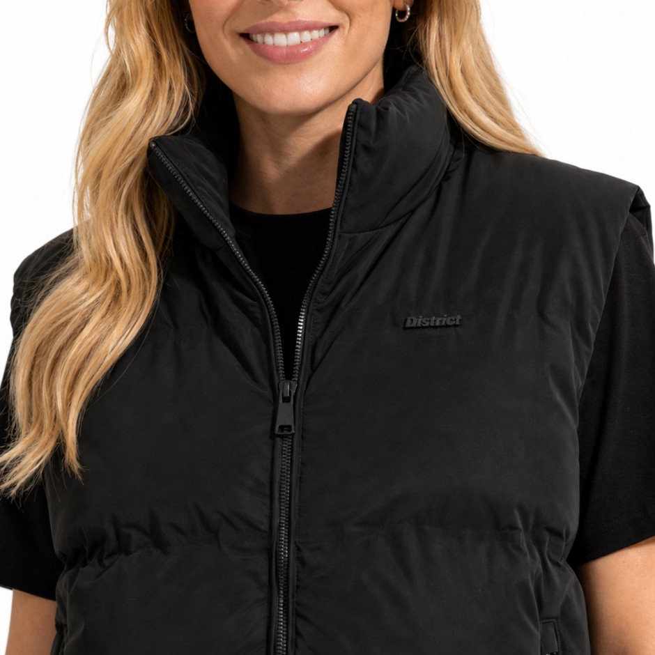 Women's Vest Jacket Black - District75