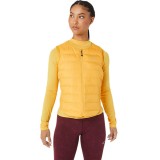 Γυναικείο Αμάνικο Μπουφάν ASICS PADDED RUN VEST Κίτρινο 2012C383-750  Εικόνα 