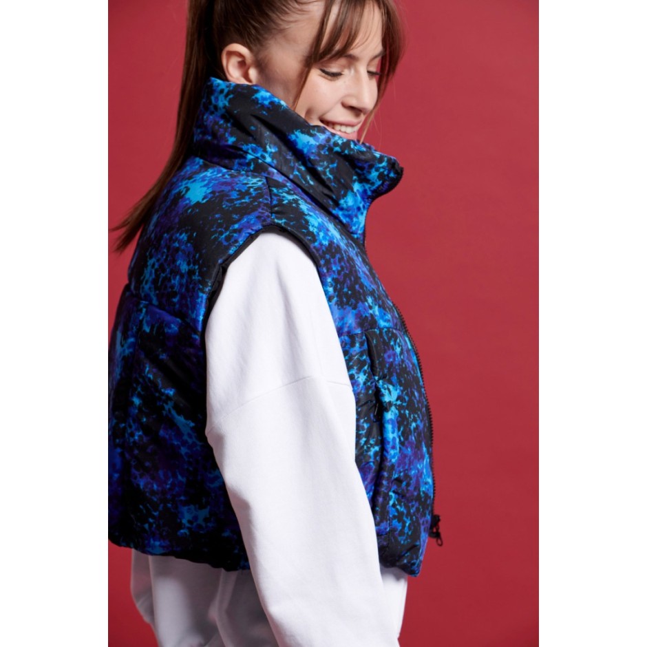 BAYA VEST PUFFER JACKET48970-BLUE Μπλε