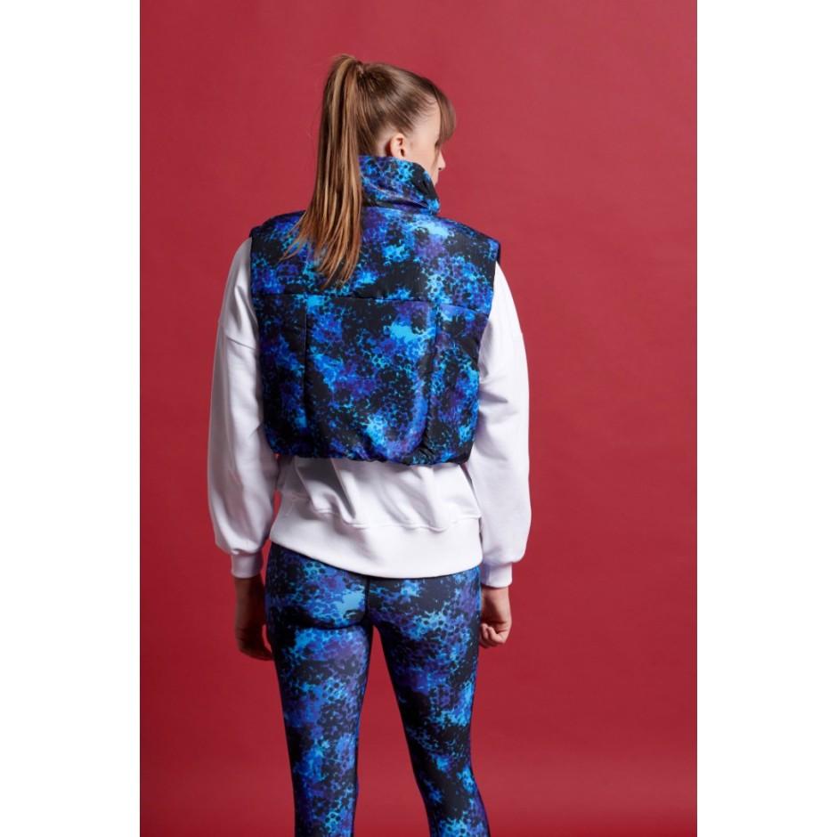 BAYA VEST PUFFER JACKET48970-BLUE Μπλε