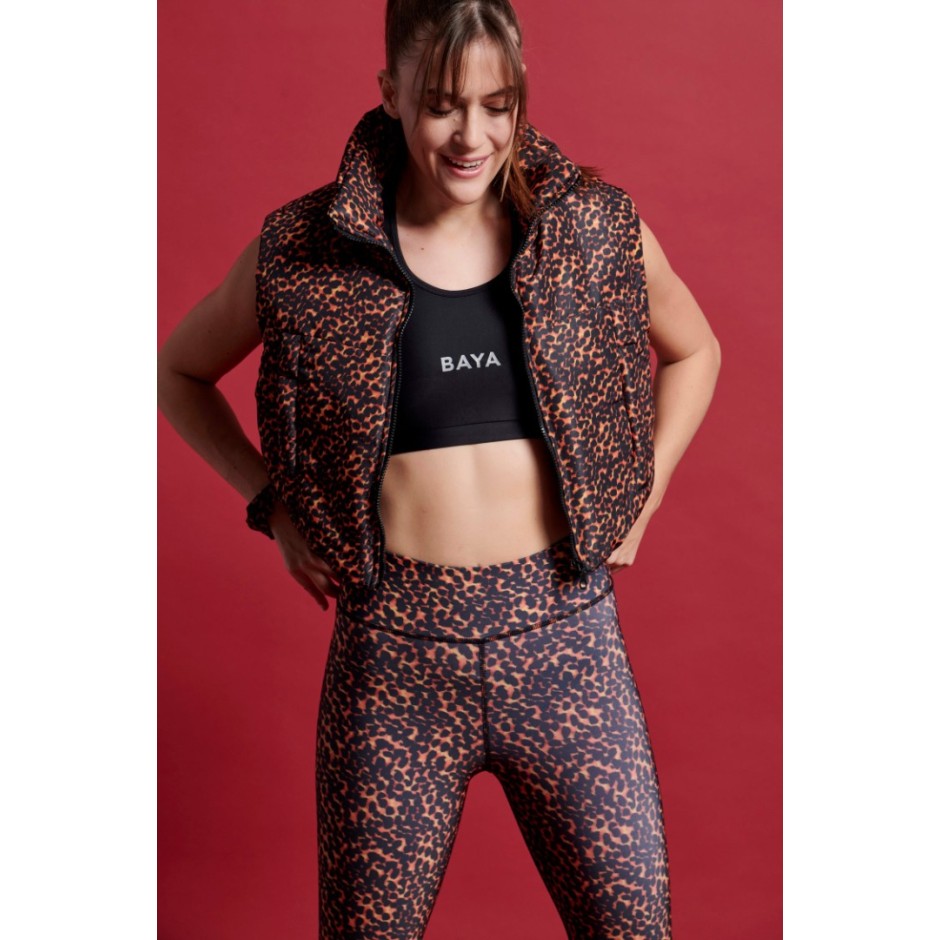 BAYA VEST PUFFER JACKET 48971-BROWN Καφέ