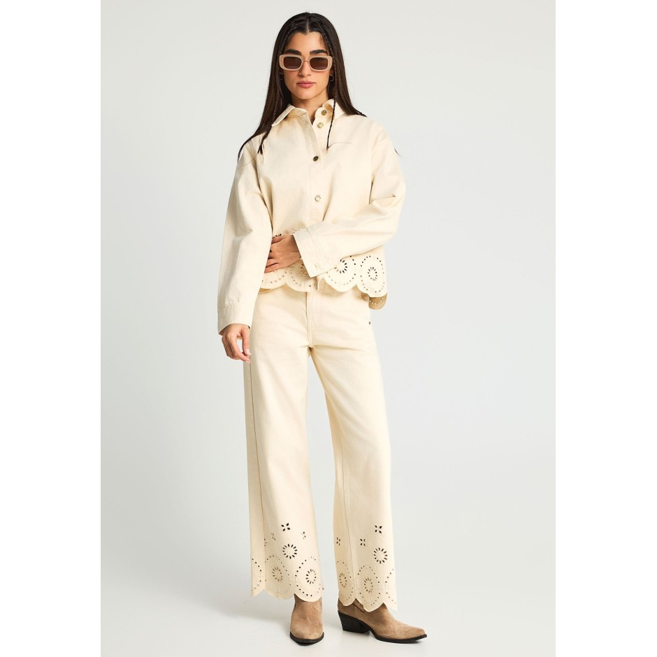 FUNKY BUDDHA  FBL013-160-01-OFF WHITE Εκρού