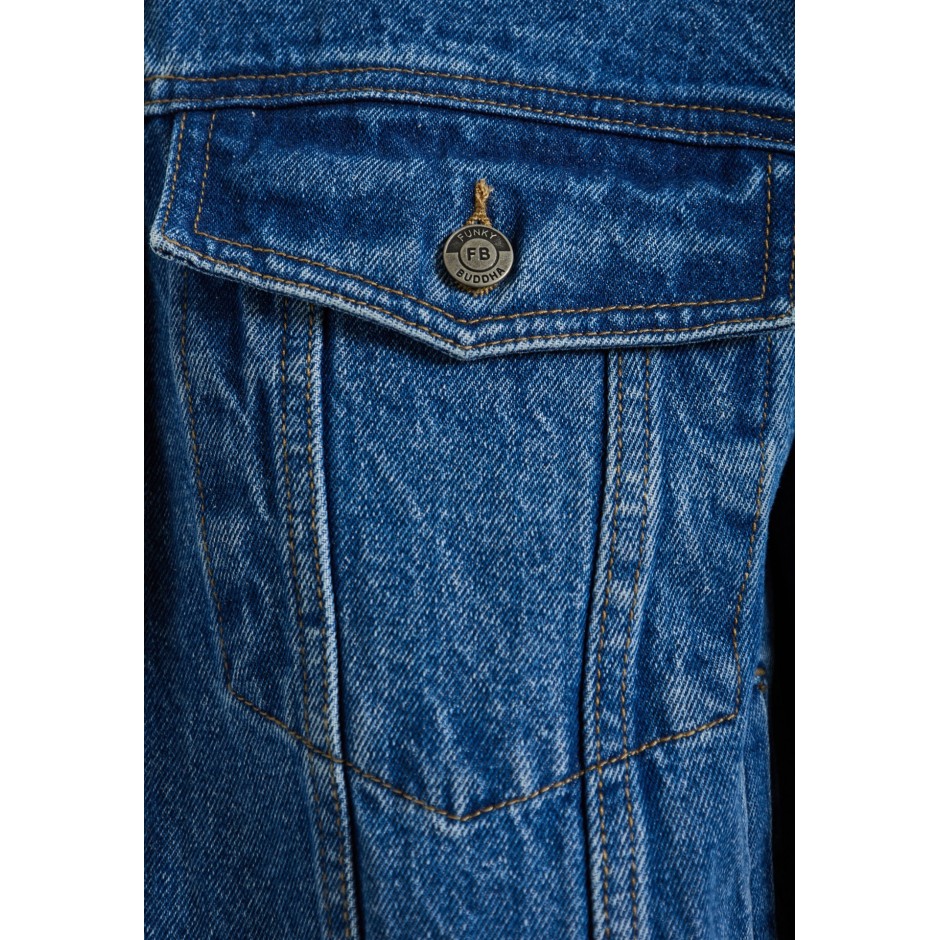 FUNKY BUDDHA  FBL013-164-01-MD BLUE Τζήν