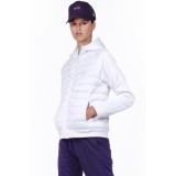 BODY ACTION PADDED SLIM JACKET WITH HOOD 071930-01-02 Λευκό