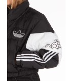 adidas Originals CROPPED PUFFER JACKET ED7598 White-Black Image 2