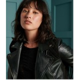 SUPERDRY BROOKLYN LEATHER W5010348A-02A Black Image 2