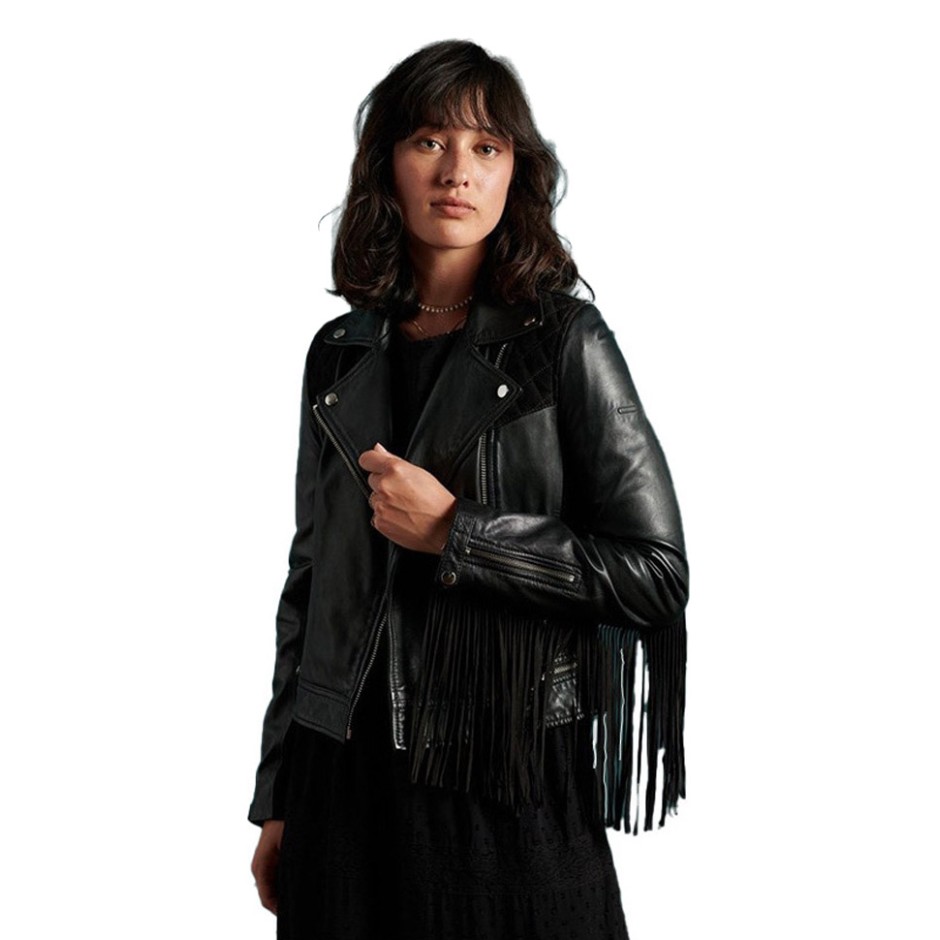 SUPERDRY BROOKLYN LEATHER W5010348A-02A Black