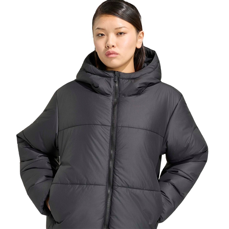 Γυναικείο Μπουφάν Μαύρο - adidas Sportswear Essentials Highloft Insulated Puffer