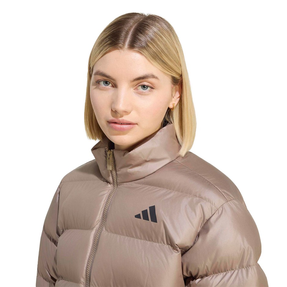 Γυναικείο Μπουφάν Χακί - adidas Sportswear Essentials Insulated