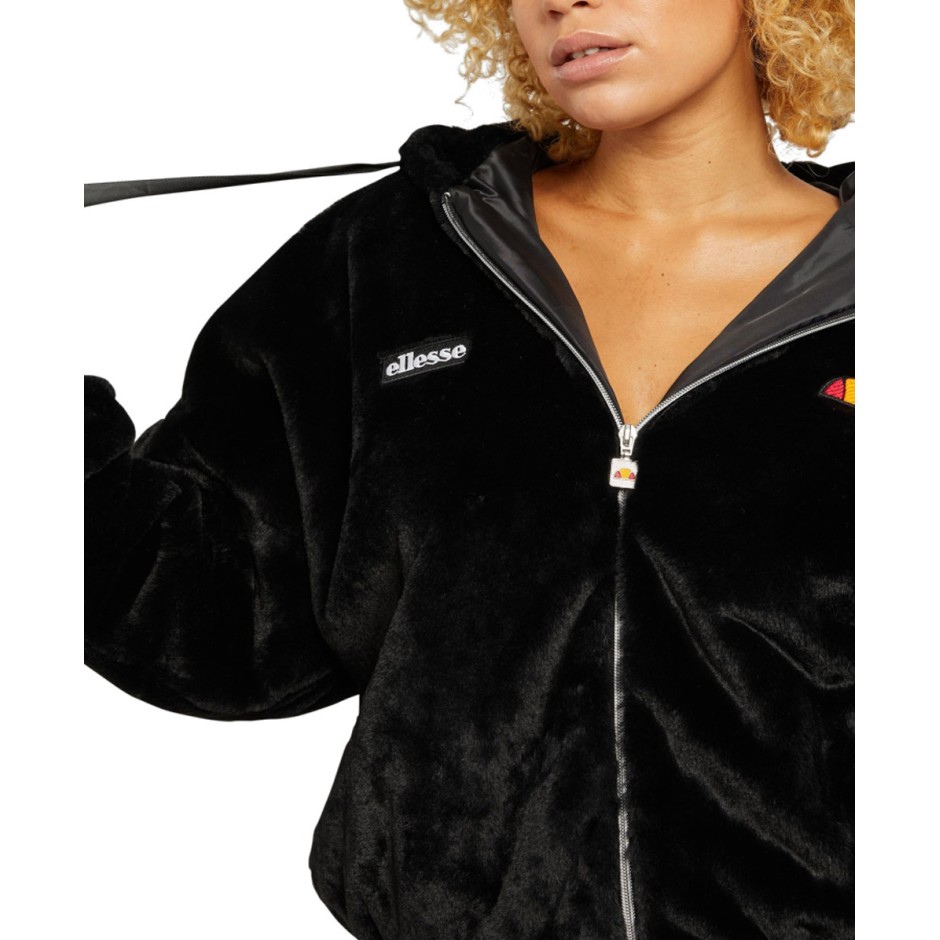 ellesse giovanna faux fur jacket
