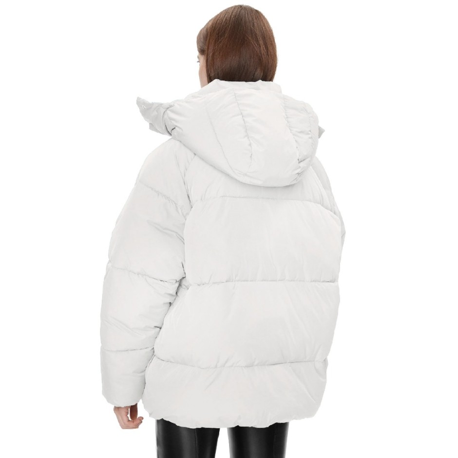 ELLESSE POLSELLI PADDED JACKET SGT19250-904 Ecru
