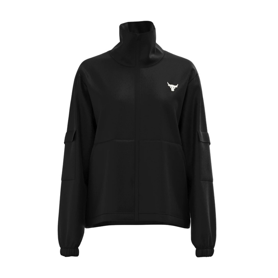 UNDER ARMOUR UA PROJECT ROCK WOVEN JKT 1365993-001 Black