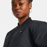 UNDER ARMOUR PJT ROCK W'S BOMBER JACKET 1382177-001 Black Image 4