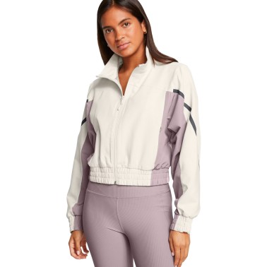 UNDER ARMOUR UNSTOPPABLE CROP JACKET 1386479-110 Ecru