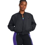 UNDER ARMOUR PJT ROCK W'S BOMBER JACKET 1382177-001 Black Image 