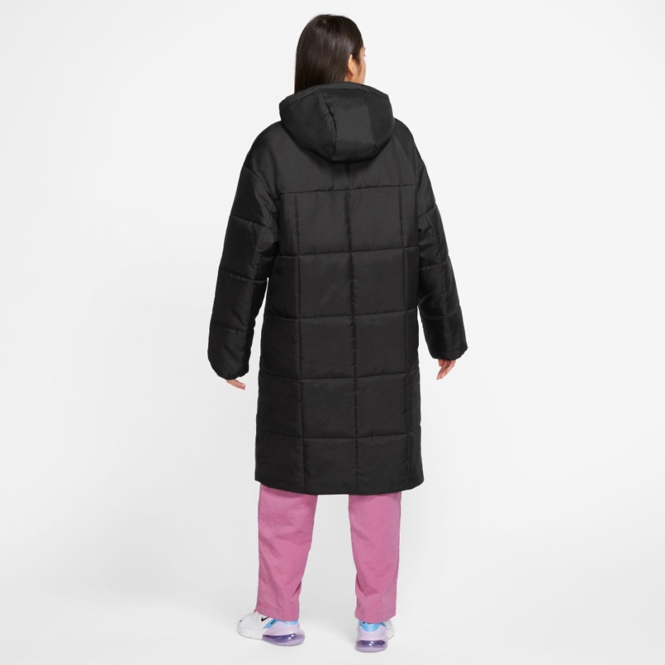 Nike Sportswear Classic Puffer Μαύρο - Γυναικείο Μπουφάν Παρκά