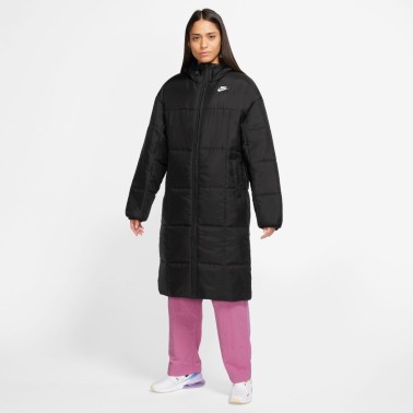 Nike Sportswear Classic Puffer Μαύρο - Γυναικείο Μπουφάν Παρκά