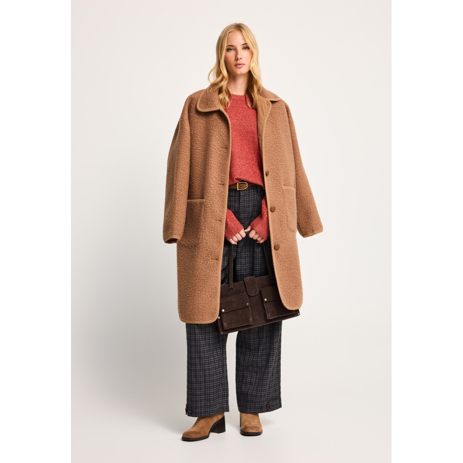 FUNKY BUDDHA  FBL014-124-01-CAMEL Καφέ